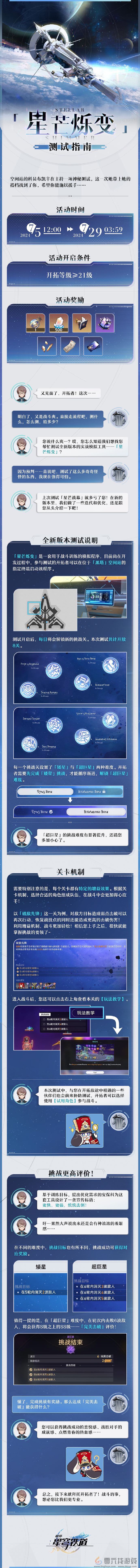 《崩坏：星穹铁道》星芒烁变测试活动玩法介绍