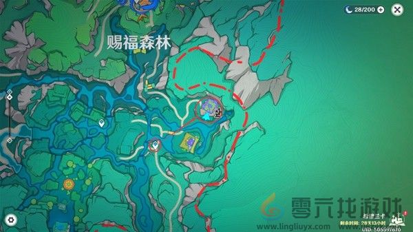 原神赐福森林欢声飞羽在哪 赐福森林欢声飞羽全位置攻略图5